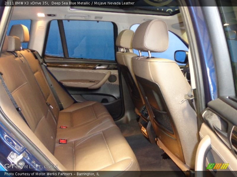 Deep Sea Blue Metallic / Mojave Nevada Leather 2011 BMW X3 xDrive 35i