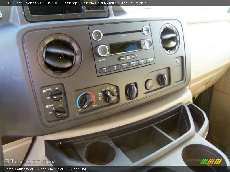 Pueblo Gold Metallic / Medium Pebble 2013 Ford E Series Van E350 XLT Passenger