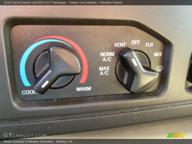 Controls of 2013 E Series Van E350 XLT Passenger