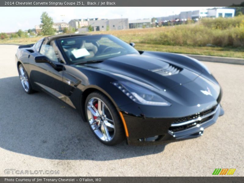 Black / Jet Black 2014 Chevrolet Corvette Stingray Coupe Z51