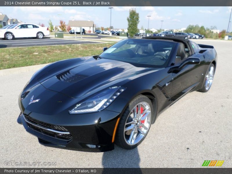 Front 3/4 View of 2014 Corvette Stingray Coupe Z51