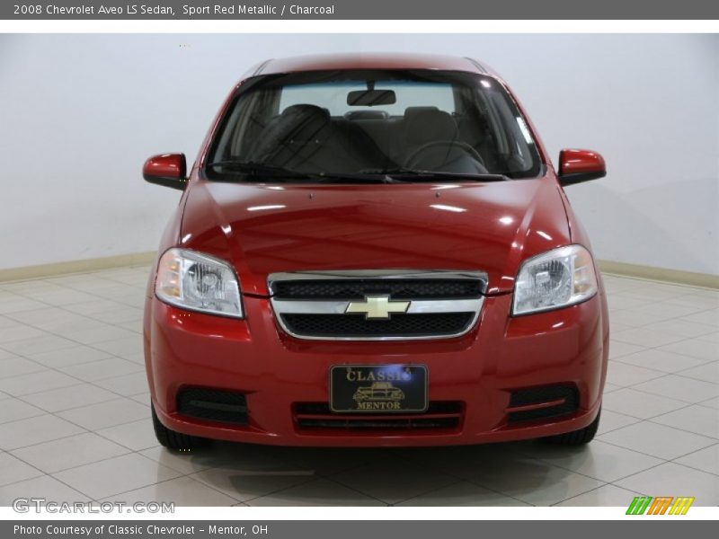 Sport Red Metallic / Charcoal 2008 Chevrolet Aveo LS Sedan