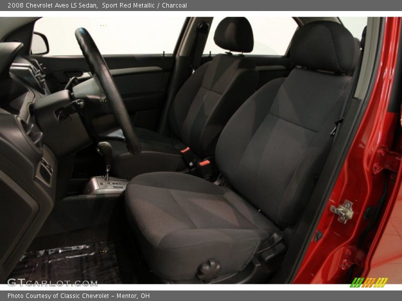 Sport Red Metallic / Charcoal 2008 Chevrolet Aveo LS Sedan