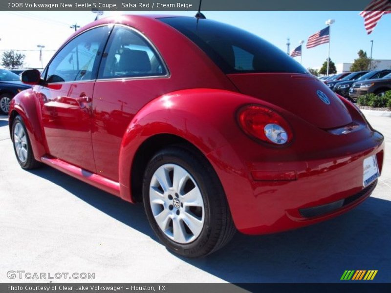 Salsa Red / Cream Beige 2008 Volkswagen New Beetle S Coupe
