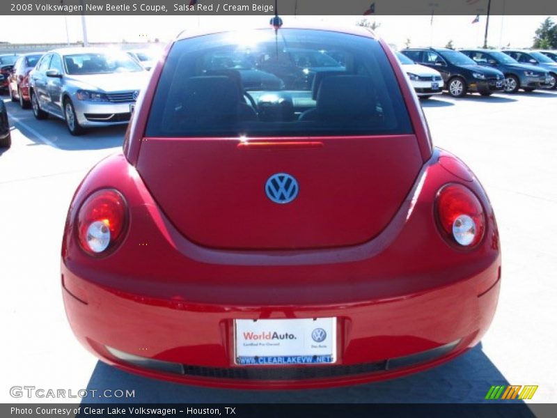 Salsa Red / Cream Beige 2008 Volkswagen New Beetle S Coupe