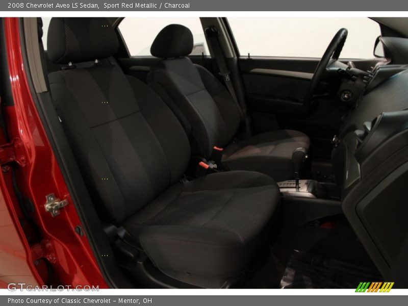 Sport Red Metallic / Charcoal 2008 Chevrolet Aveo LS Sedan