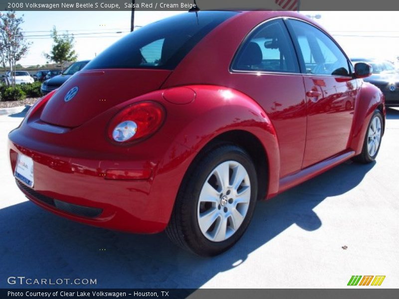 Salsa Red / Cream Beige 2008 Volkswagen New Beetle S Coupe