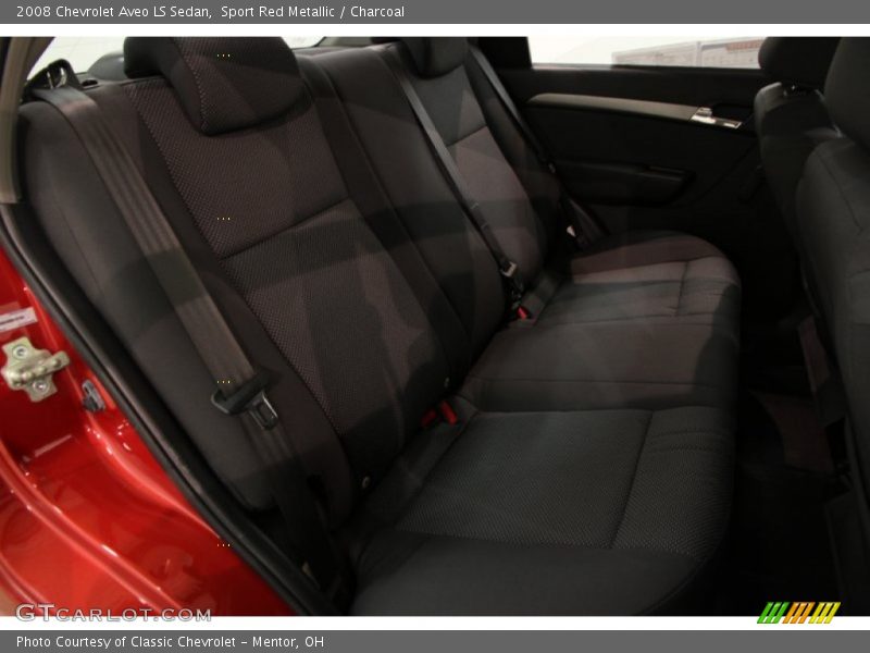 Sport Red Metallic / Charcoal 2008 Chevrolet Aveo LS Sedan