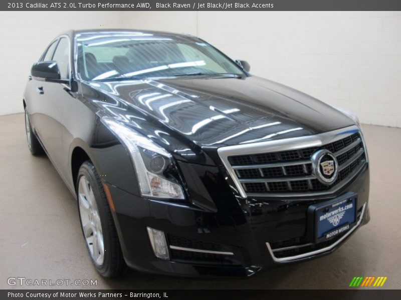 Black Raven / Jet Black/Jet Black Accents 2013 Cadillac ATS 2.0L Turbo Performance AWD