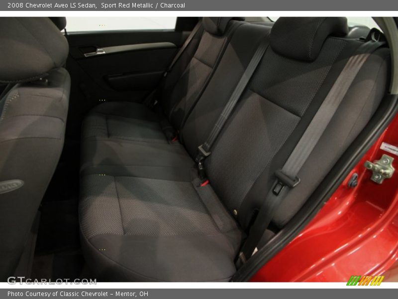 Sport Red Metallic / Charcoal 2008 Chevrolet Aveo LS Sedan