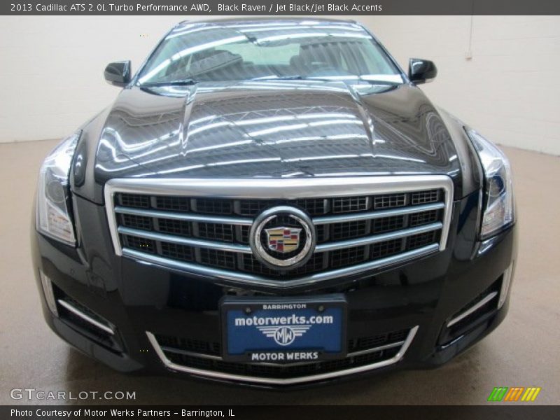 Black Raven / Jet Black/Jet Black Accents 2013 Cadillac ATS 2.0L Turbo Performance AWD