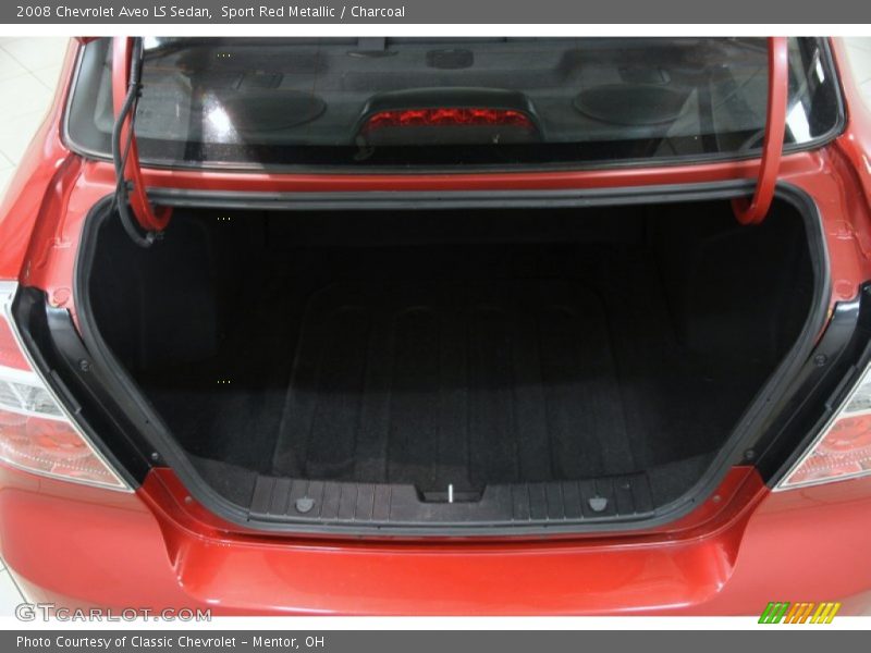 Sport Red Metallic / Charcoal 2008 Chevrolet Aveo LS Sedan