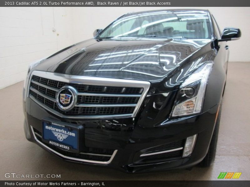 Black Raven / Jet Black/Jet Black Accents 2013 Cadillac ATS 2.0L Turbo Performance AWD