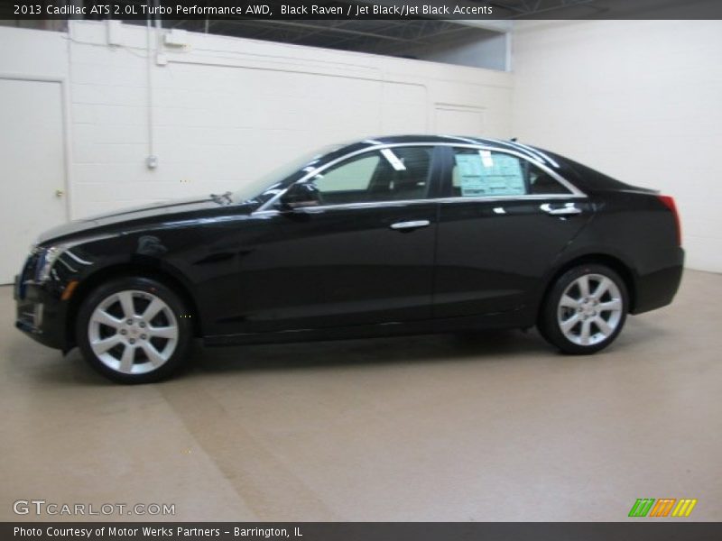 Black Raven / Jet Black/Jet Black Accents 2013 Cadillac ATS 2.0L Turbo Performance AWD