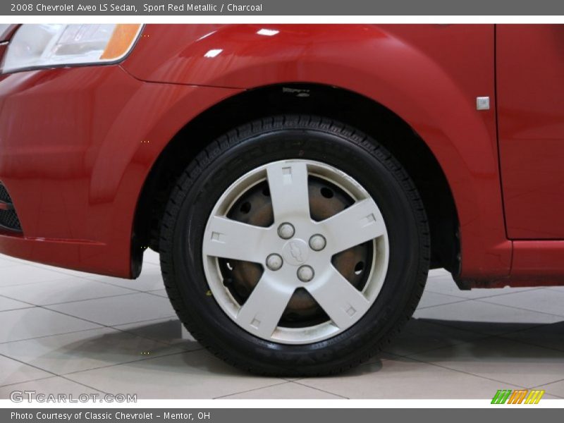 Sport Red Metallic / Charcoal 2008 Chevrolet Aveo LS Sedan