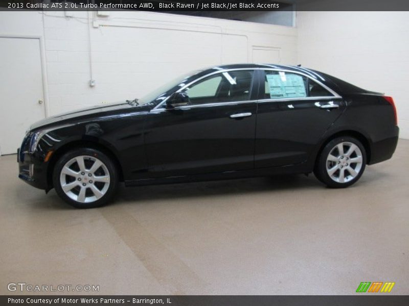 Black Raven / Jet Black/Jet Black Accents 2013 Cadillac ATS 2.0L Turbo Performance AWD