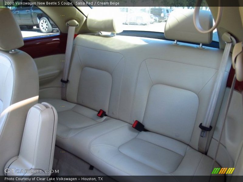 Rear Seat of 2008 New Beetle S Coupe