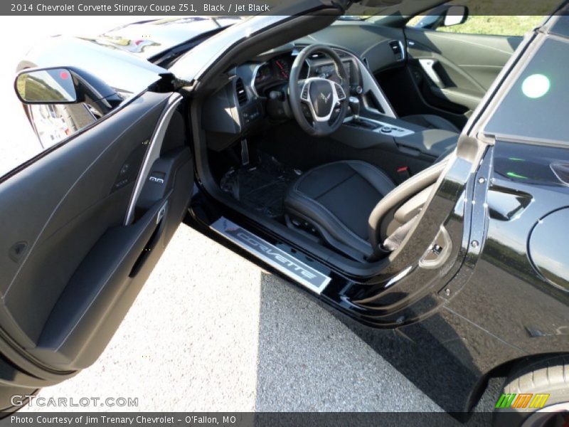  2014 Corvette Stingray Coupe Z51 Jet Black Interior