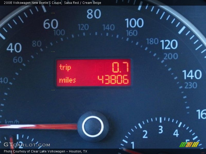 Salsa Red / Cream Beige 2008 Volkswagen New Beetle S Coupe