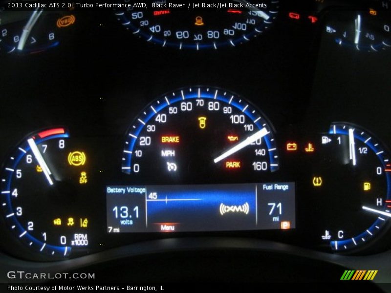 Black Raven / Jet Black/Jet Black Accents 2013 Cadillac ATS 2.0L Turbo Performance AWD