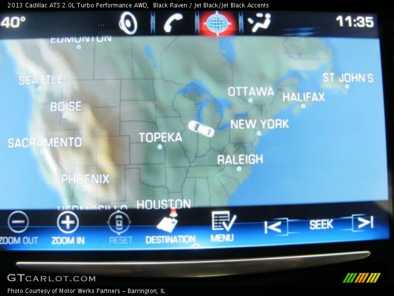 Black Raven / Jet Black/Jet Black Accents 2013 Cadillac ATS 2.0L Turbo Performance AWD