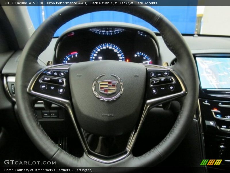 Black Raven / Jet Black/Jet Black Accents 2013 Cadillac ATS 2.0L Turbo Performance AWD
