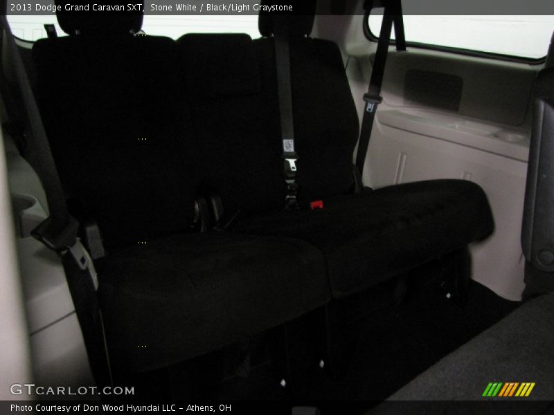 Stone White / Black/Light Graystone 2013 Dodge Grand Caravan SXT