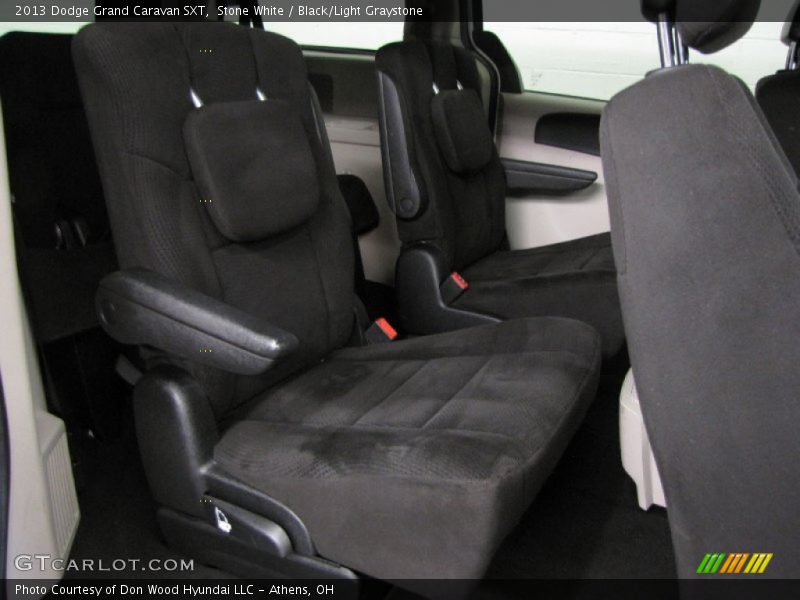 Stone White / Black/Light Graystone 2013 Dodge Grand Caravan SXT
