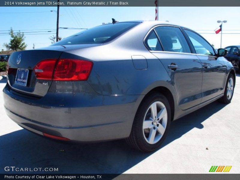 Platinum Gray Metallic / Titan Black 2014 Volkswagen Jetta TDI Sedan