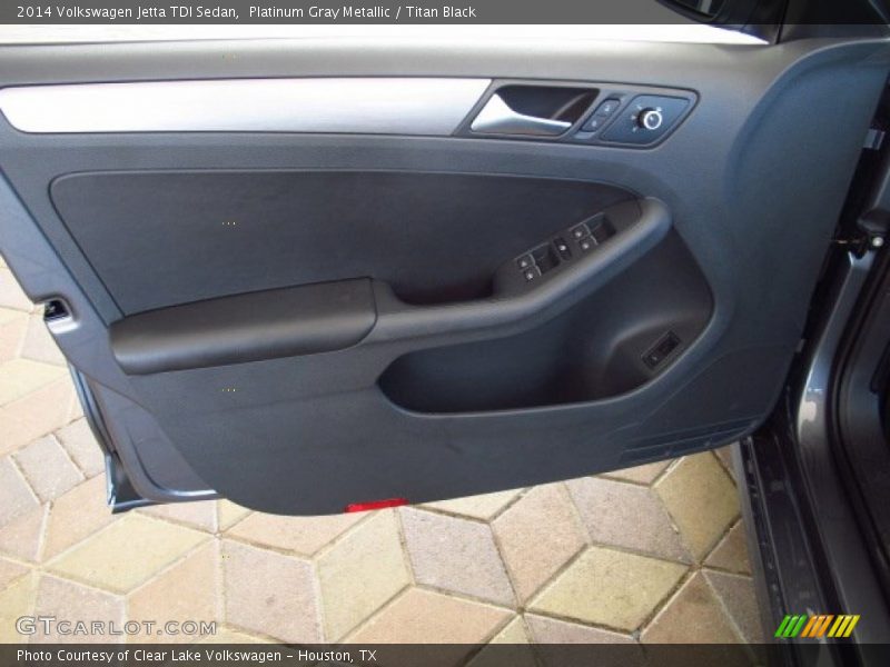 Platinum Gray Metallic / Titan Black 2014 Volkswagen Jetta TDI Sedan