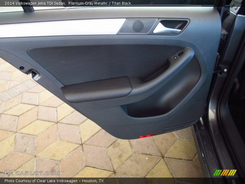 Platinum Gray Metallic / Titan Black 2014 Volkswagen Jetta TDI Sedan
