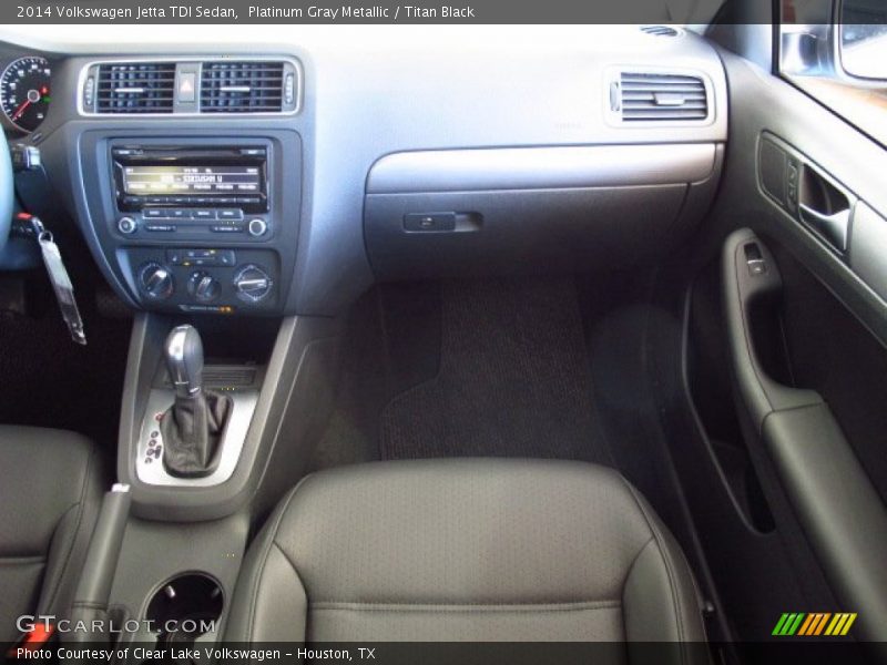 Platinum Gray Metallic / Titan Black 2014 Volkswagen Jetta TDI Sedan