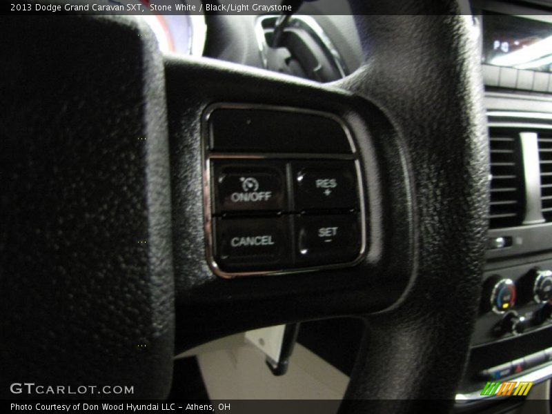 Stone White / Black/Light Graystone 2013 Dodge Grand Caravan SXT