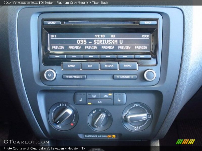 Controls of 2014 Jetta TDI Sedan