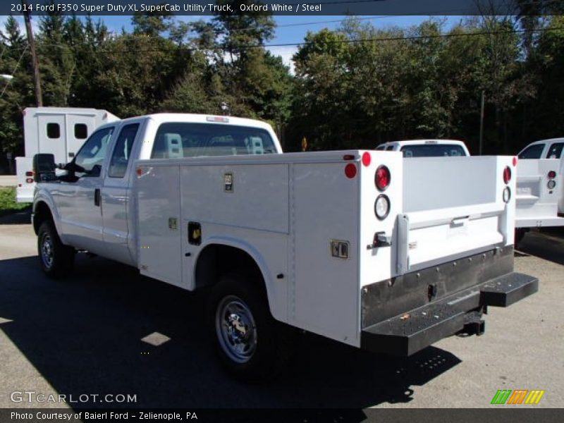 Oxford White / Steel 2014 Ford F350 Super Duty XL SuperCab Utility Truck