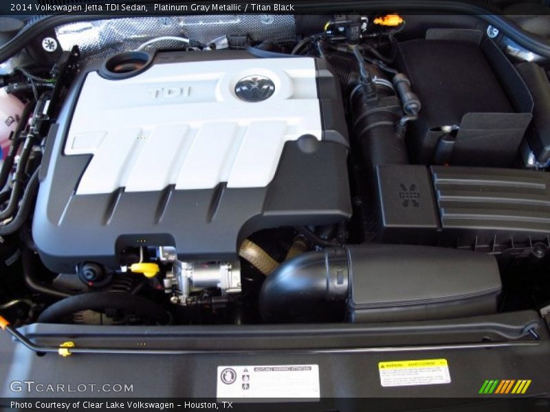 Platinum Gray Metallic / Titan Black 2014 Volkswagen Jetta TDI Sedan