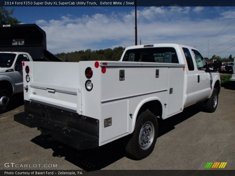 Oxford White / Steel 2014 Ford F350 Super Duty XL SuperCab Utility Truck