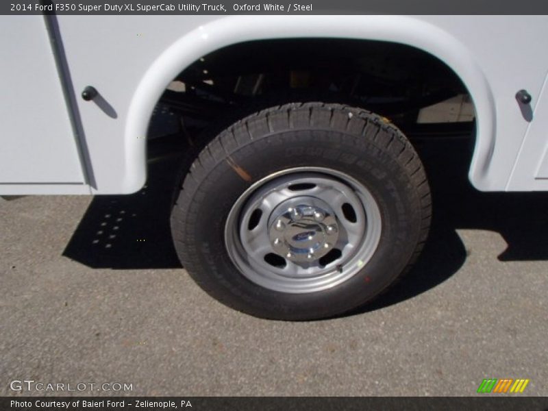 Oxford White / Steel 2014 Ford F350 Super Duty XL SuperCab Utility Truck