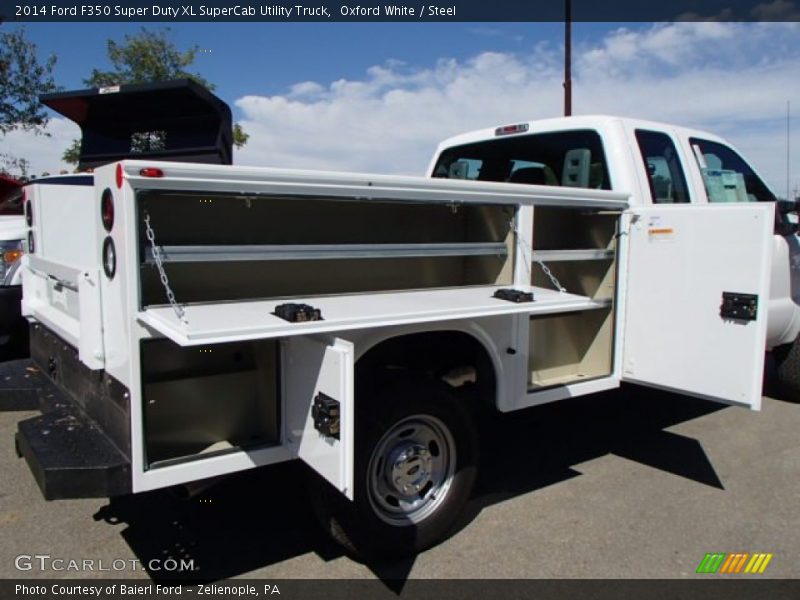 Oxford White / Steel 2014 Ford F350 Super Duty XL SuperCab Utility Truck