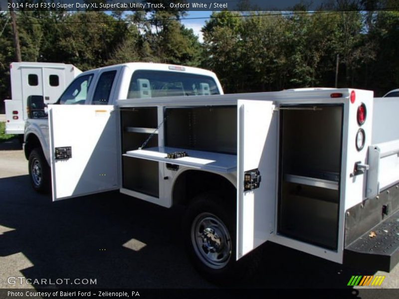 Oxford White / Steel 2014 Ford F350 Super Duty XL SuperCab Utility Truck