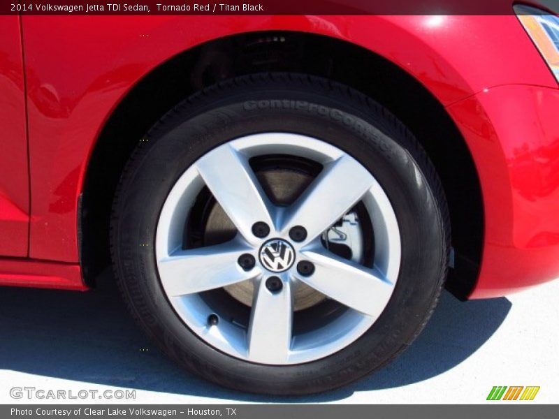 Tornado Red / Titan Black 2014 Volkswagen Jetta TDI Sedan