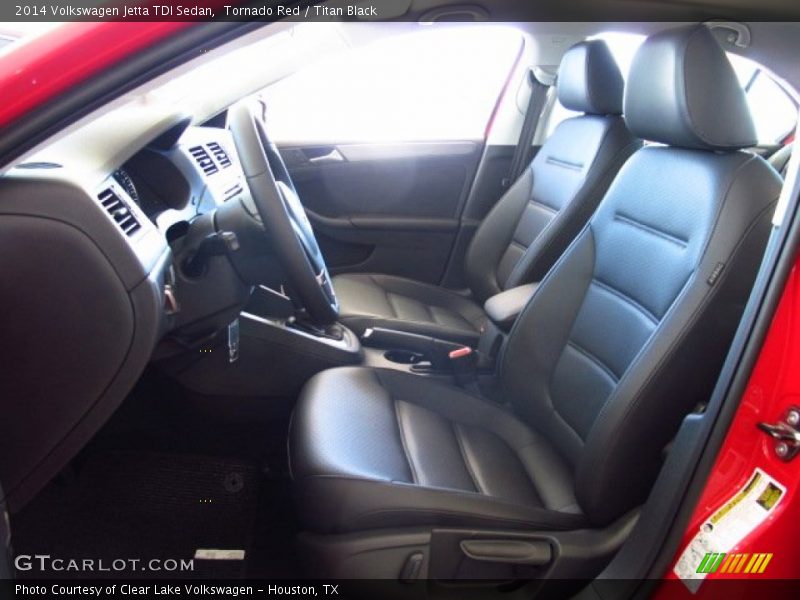 Tornado Red / Titan Black 2014 Volkswagen Jetta TDI Sedan