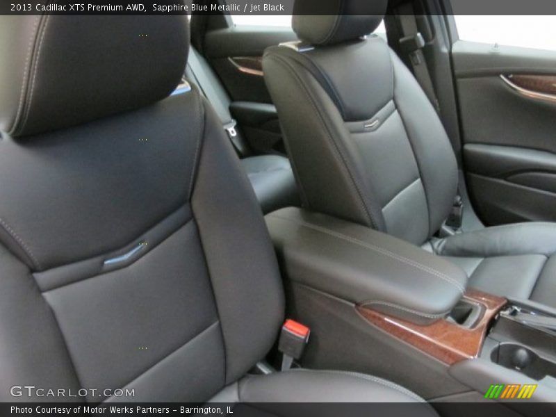 Sapphire Blue Metallic / Jet Black 2013 Cadillac XTS Premium AWD