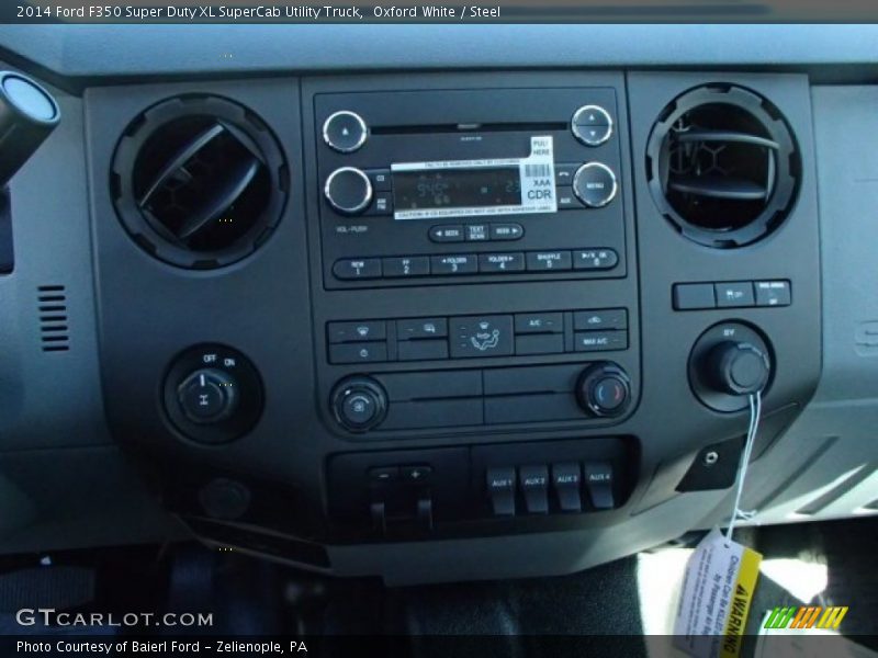 Oxford White / Steel 2014 Ford F350 Super Duty XL SuperCab Utility Truck