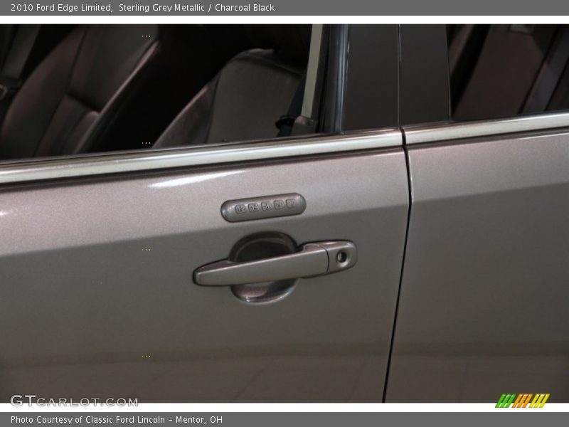 Sterling Grey Metallic / Charcoal Black 2010 Ford Edge Limited