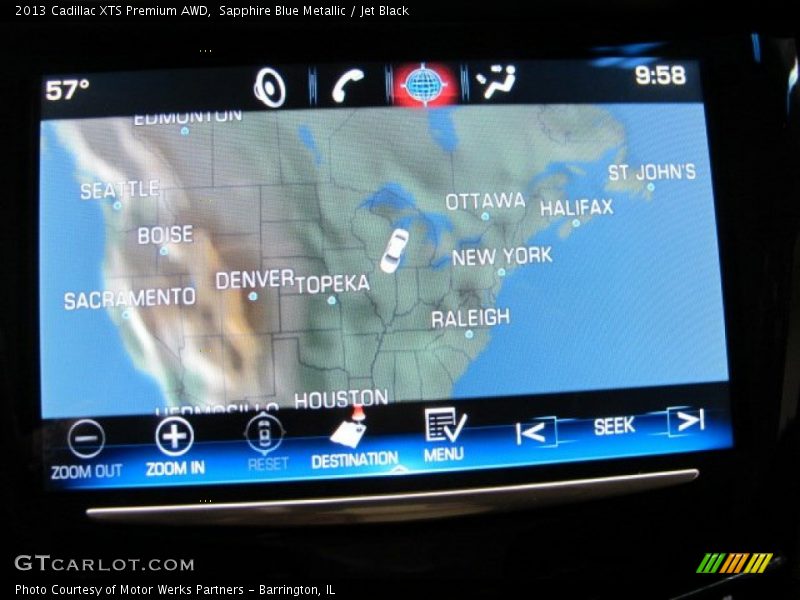 Navigation of 2013 XTS Premium AWD