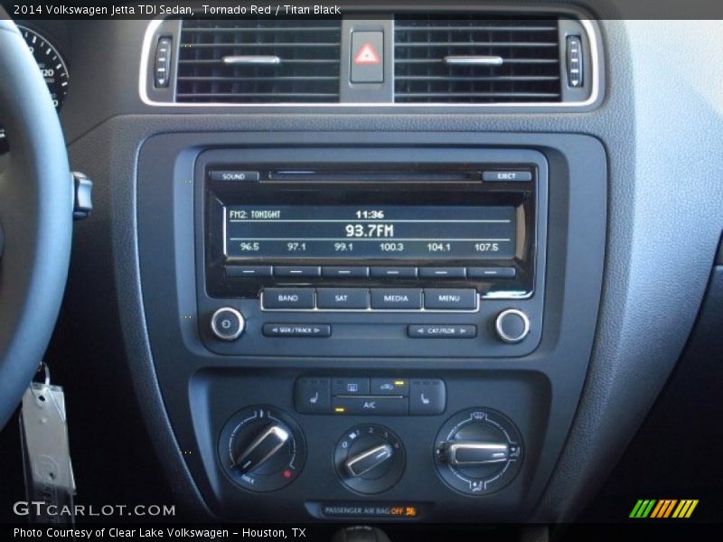 Tornado Red / Titan Black 2014 Volkswagen Jetta TDI Sedan