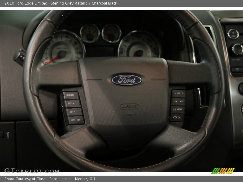 Sterling Grey Metallic / Charcoal Black 2010 Ford Edge Limited