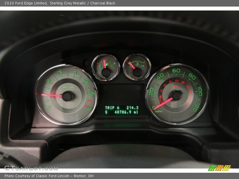 Sterling Grey Metallic / Charcoal Black 2010 Ford Edge Limited