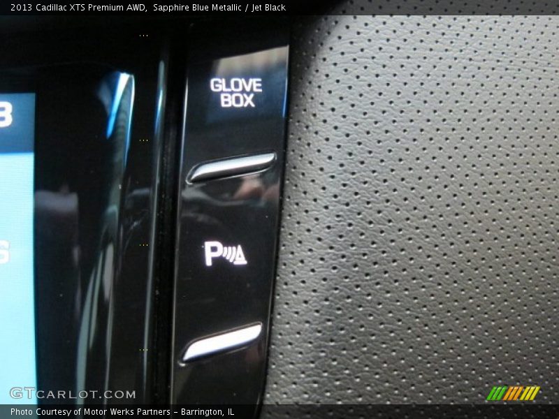 Sapphire Blue Metallic / Jet Black 2013 Cadillac XTS Premium AWD